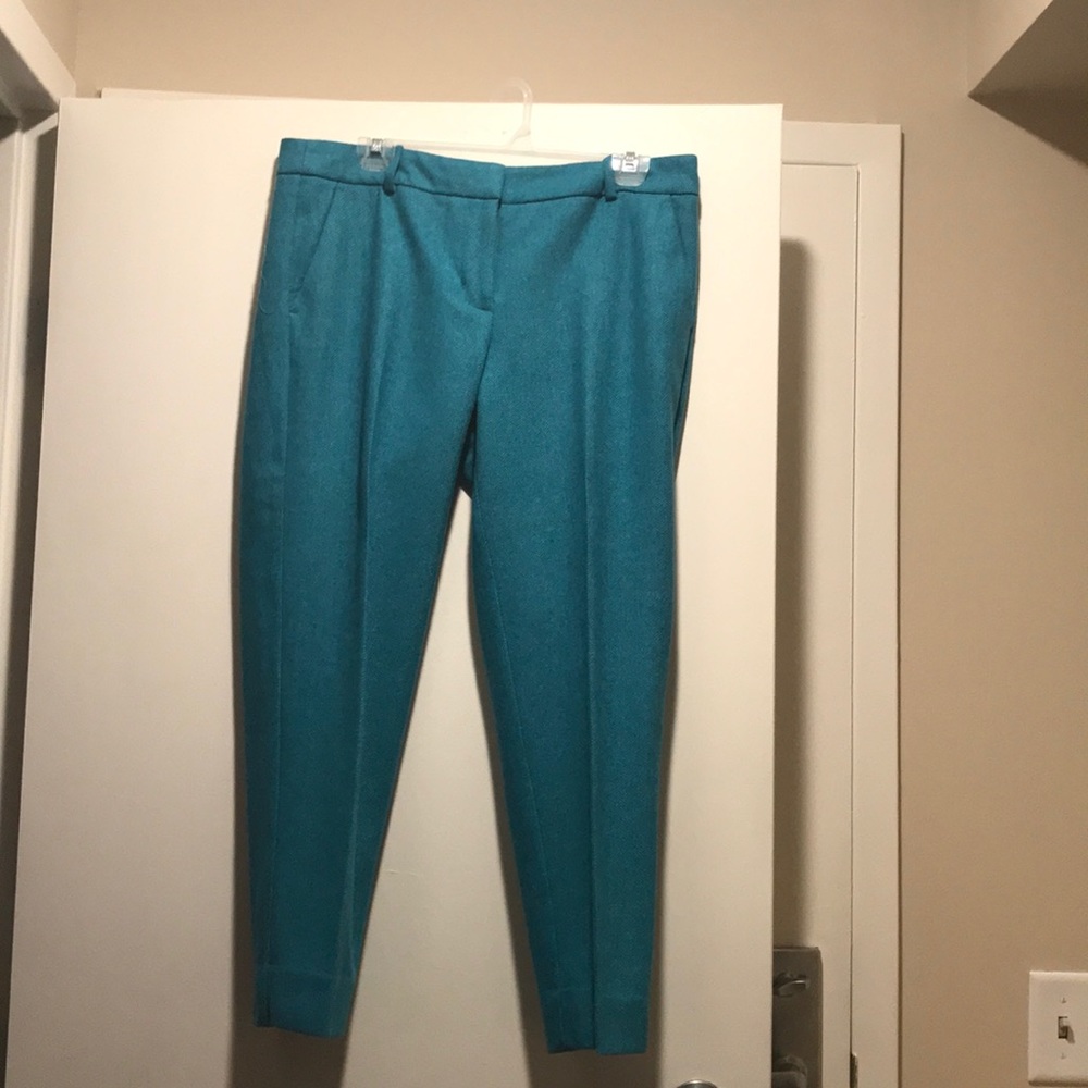J. Crew Wool cropped Skimmer Pant.